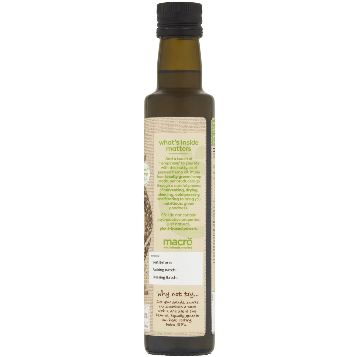 Macro Australian Hemp Seed Oil 250Ml