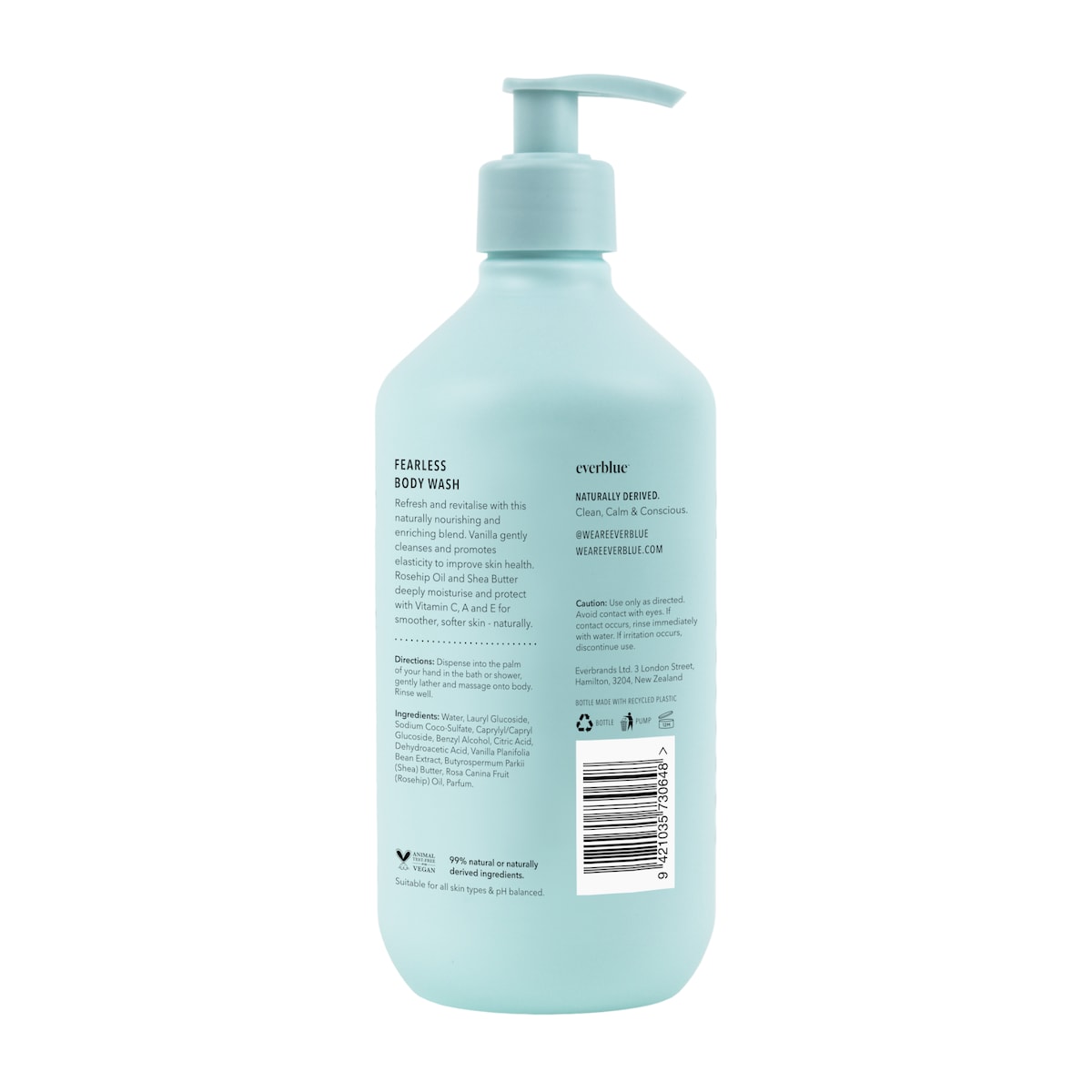 Everblue Body Wash Fearless 800Ml