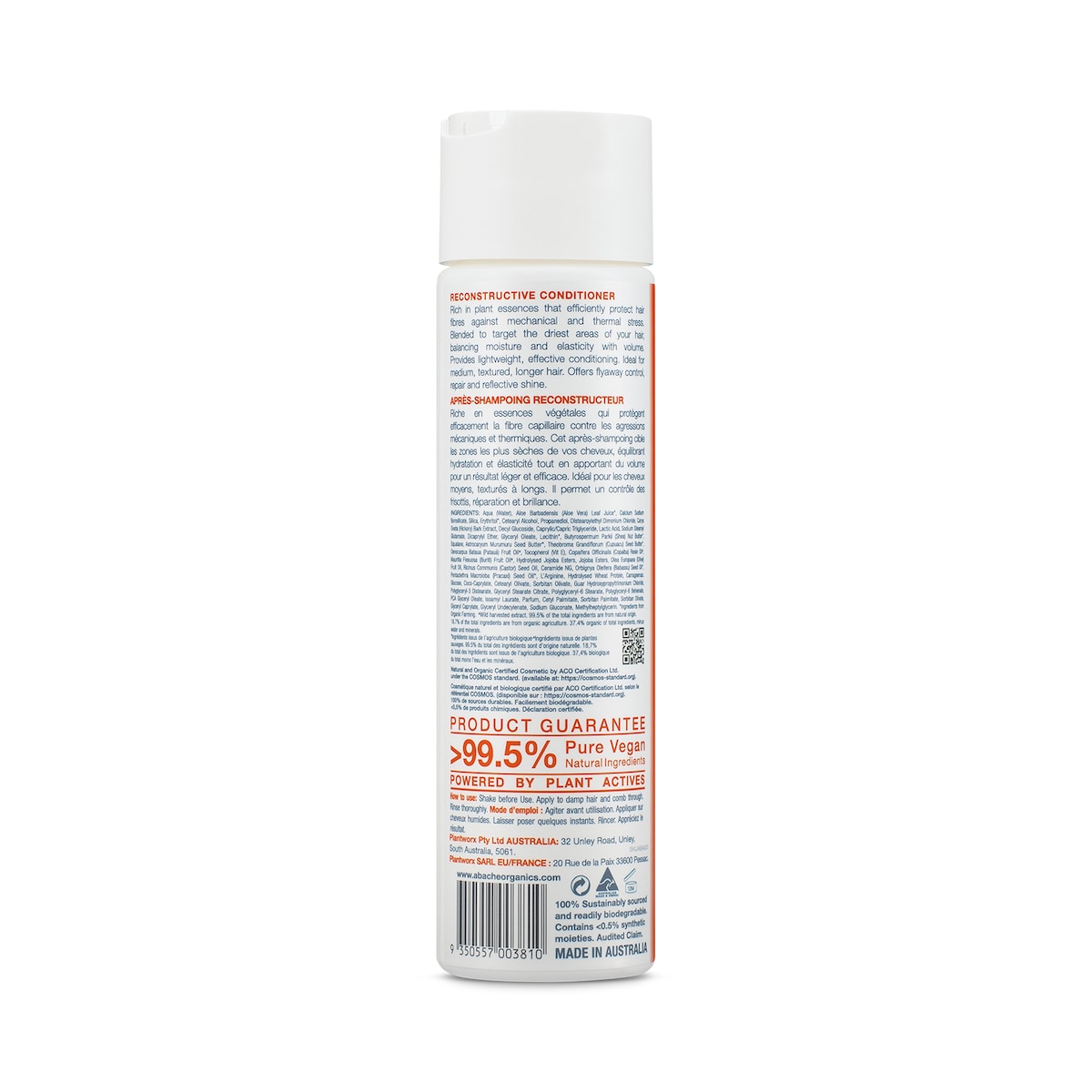 Abache Organics Fortifying Conditioner 225Ml