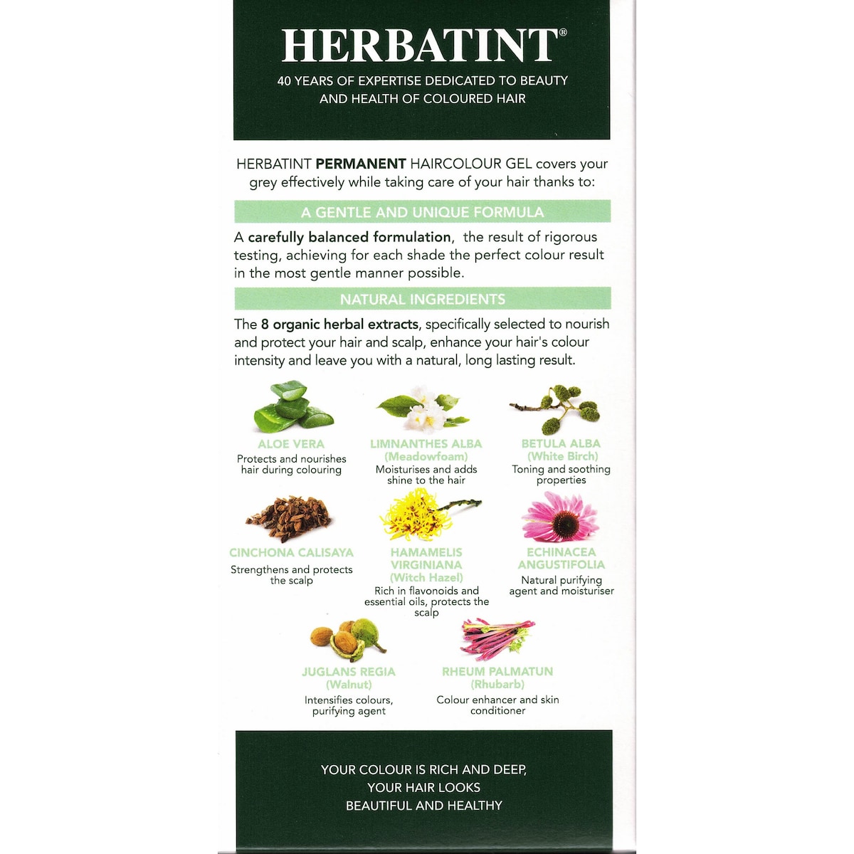 Herbatint Permanent Hair Colour Gel 10N Platinum Blonde 150Ml