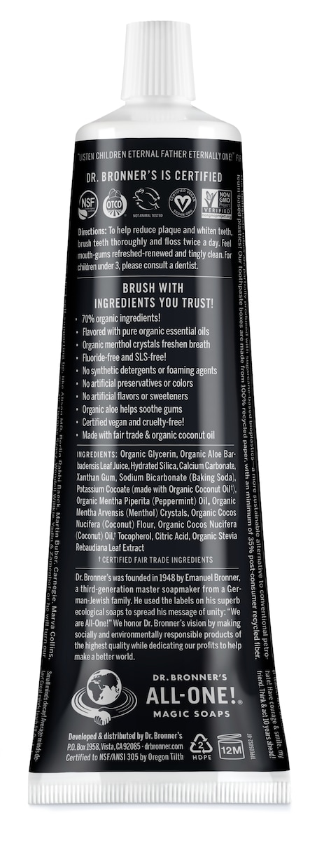 Dr Bronners Anise All-One Toothpaste 140G