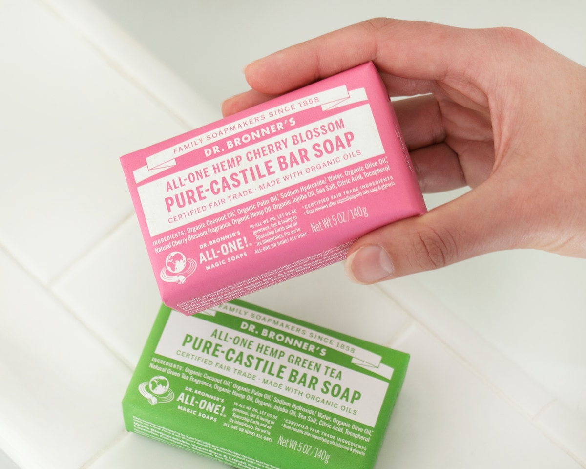 Dr Bronner Cherry Blossom Soap Bar 140G