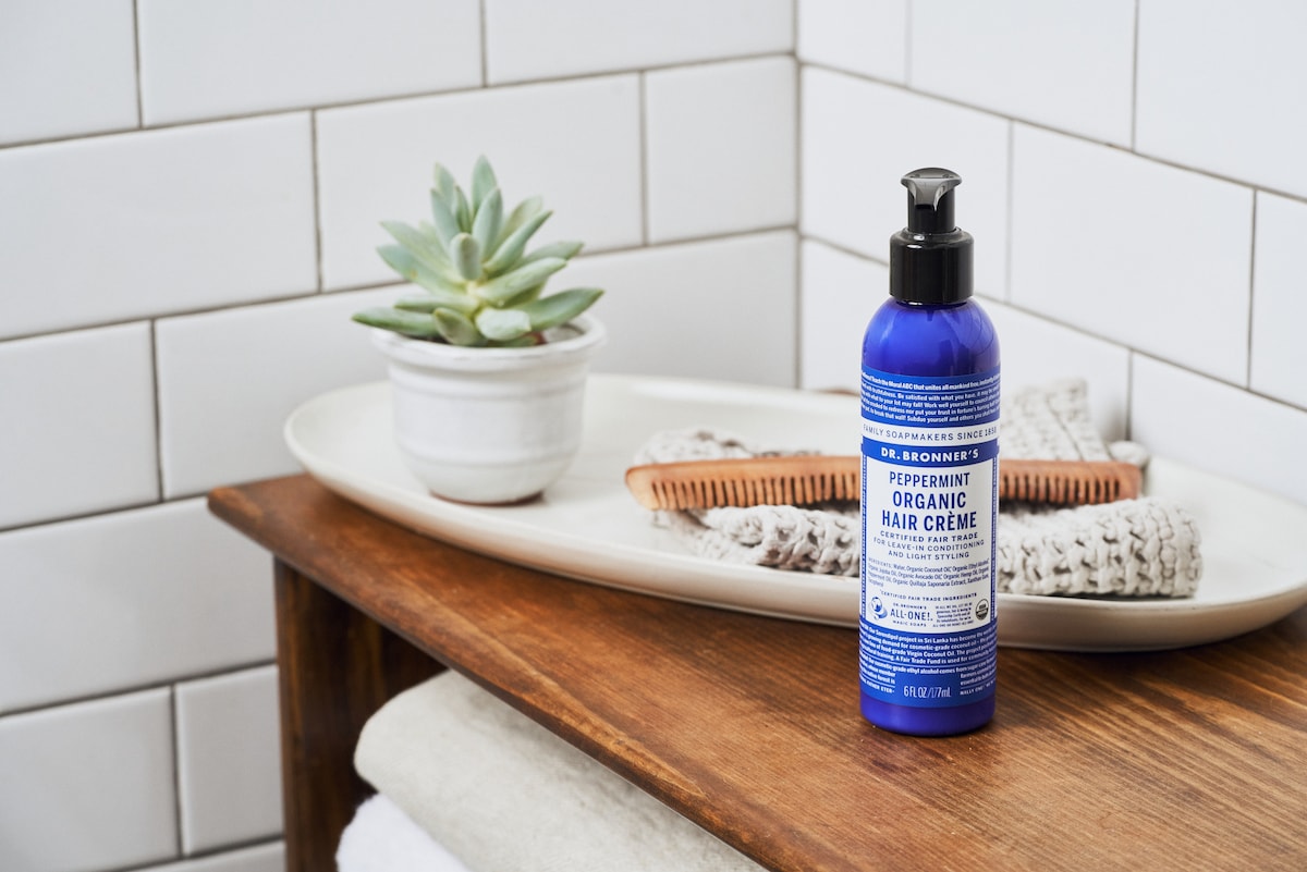 Dr Bronners Peppermint Organic Hair Creme 177Ml