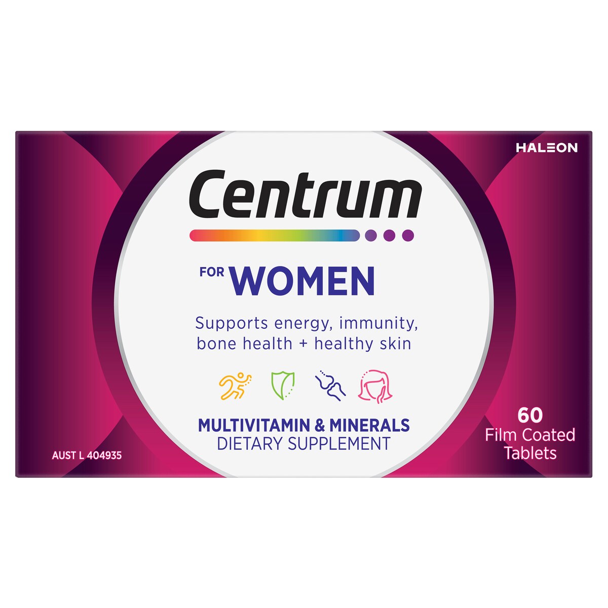 Centrum For Women 60 Tablets