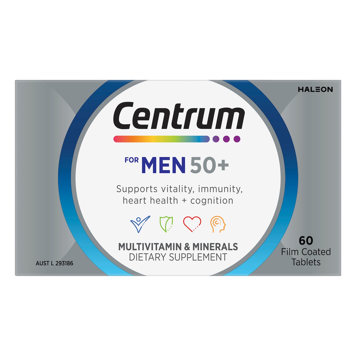 Centrum For Men 50+ 60 Tablets