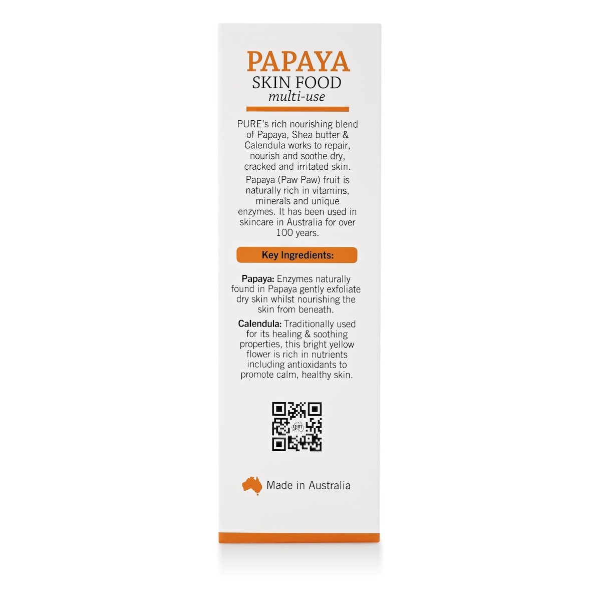 P'Ure Papayacare Papaya Skin Food Multi-Use 75G