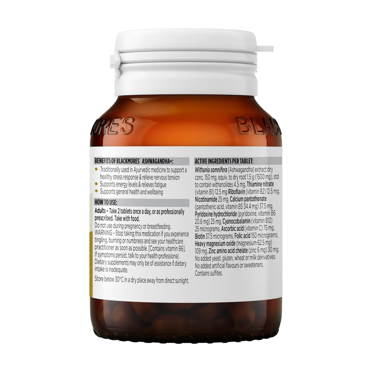 Blackmores Ashwagandha 60 Tablets