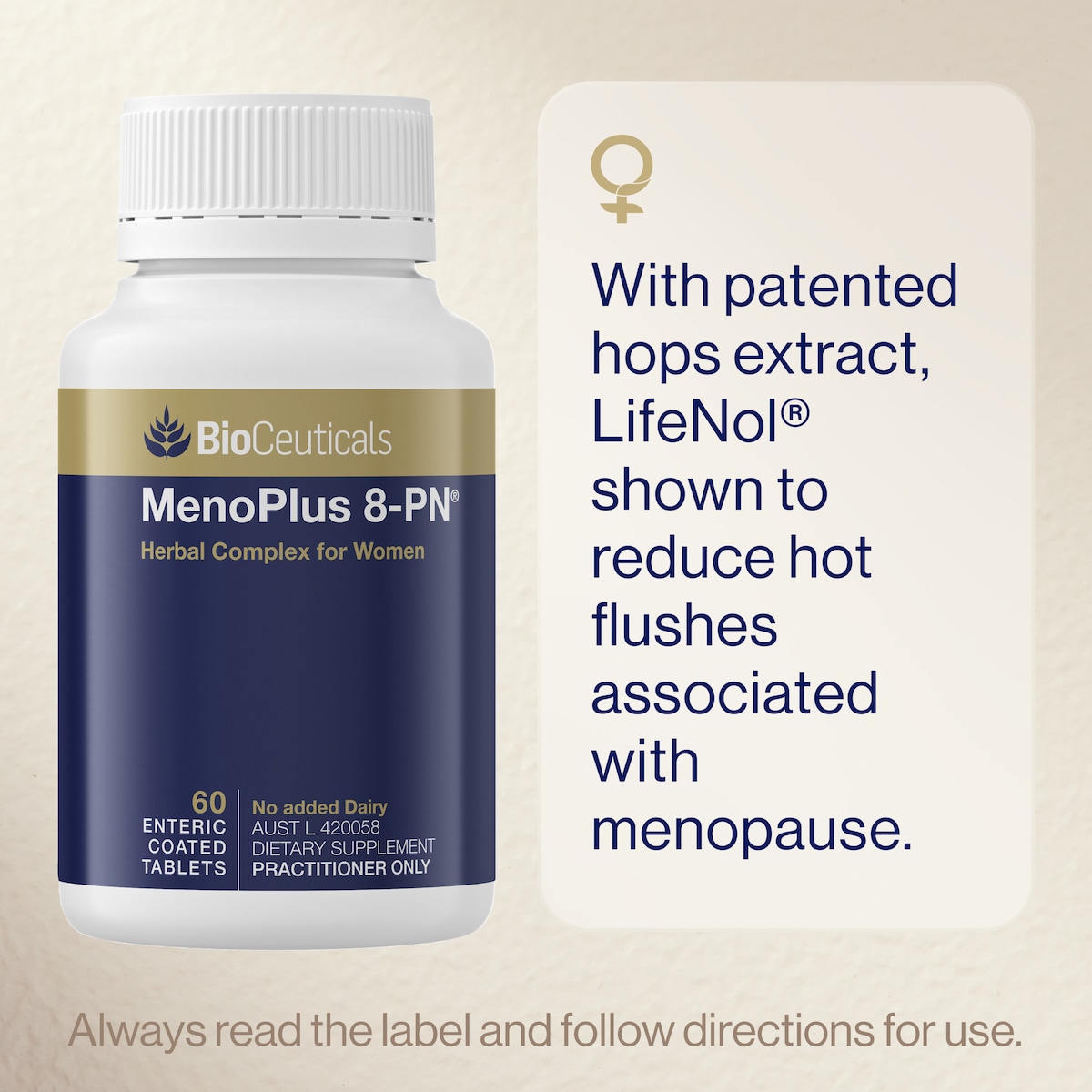 Bioceuticals Menoplus 8-Pn 60 Tablets