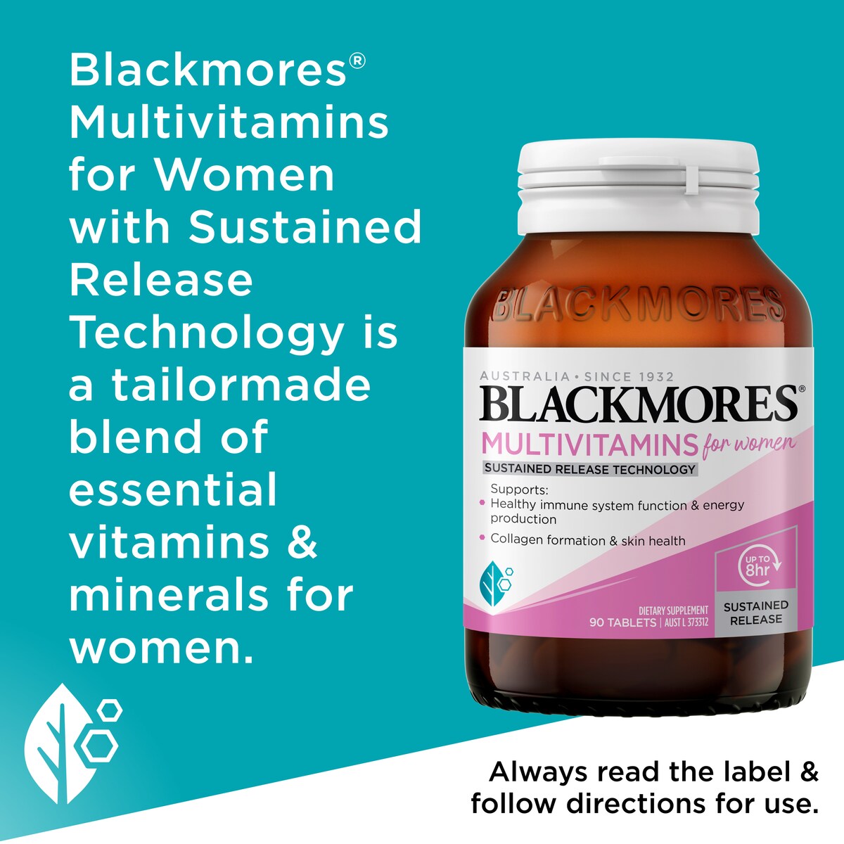 Blackmores Sustained Release Multivitamins For Women 90 Tablets