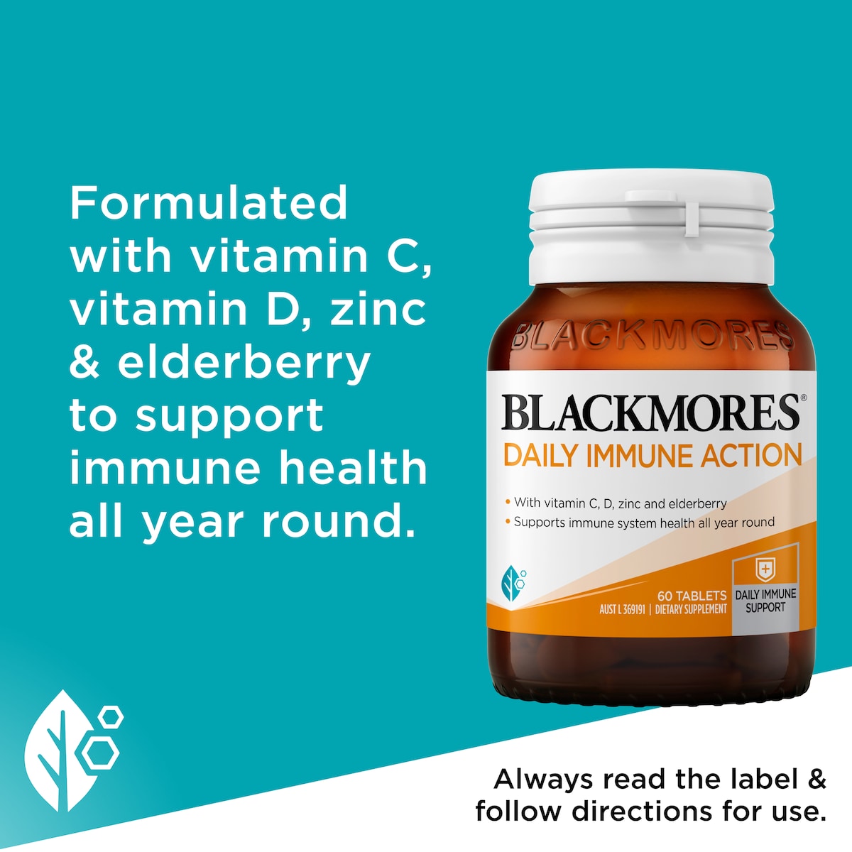 Blackmores Daily Immune Action 60 Tablets