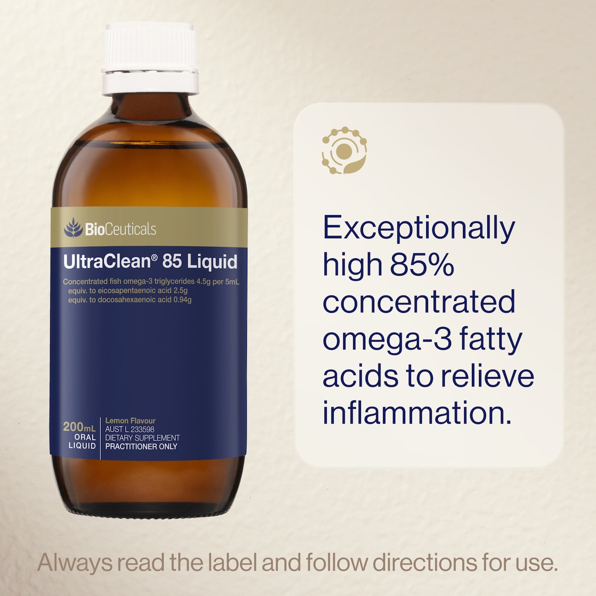 Bioceuticals Ultraclean 85 Liquid 200Ml