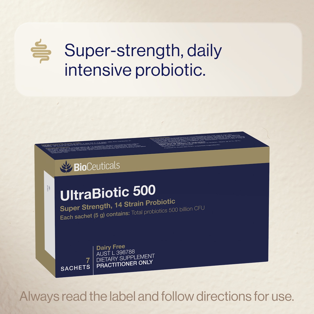 Bioceuticals Ultrabiotic 500 5G X 7 Sachets