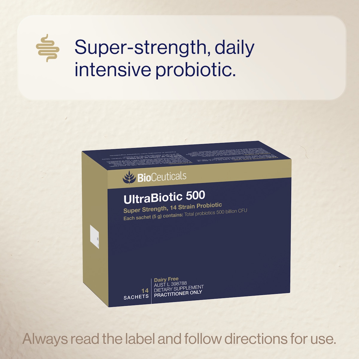 Bioceuticals Ultrabiotic 500 5G X 14 Sachets