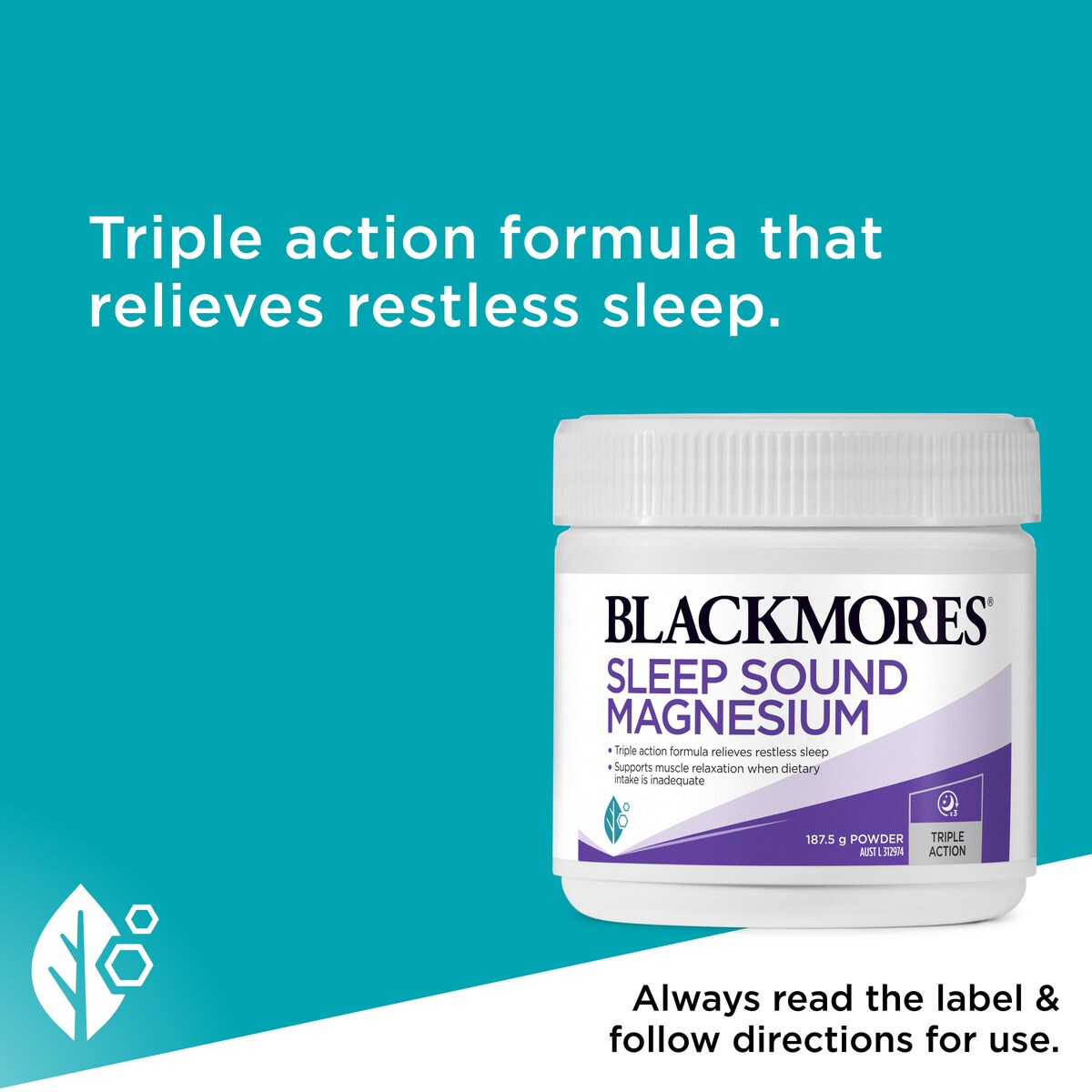 Blackmores Sleep Sound Magnesium 187.5G