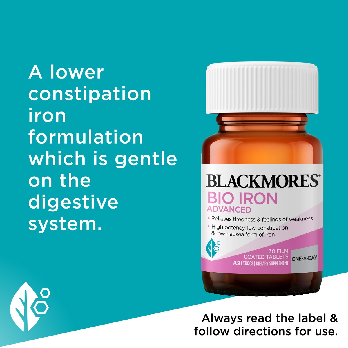 Blackmores Bio Iron Advanced 30 Tablets