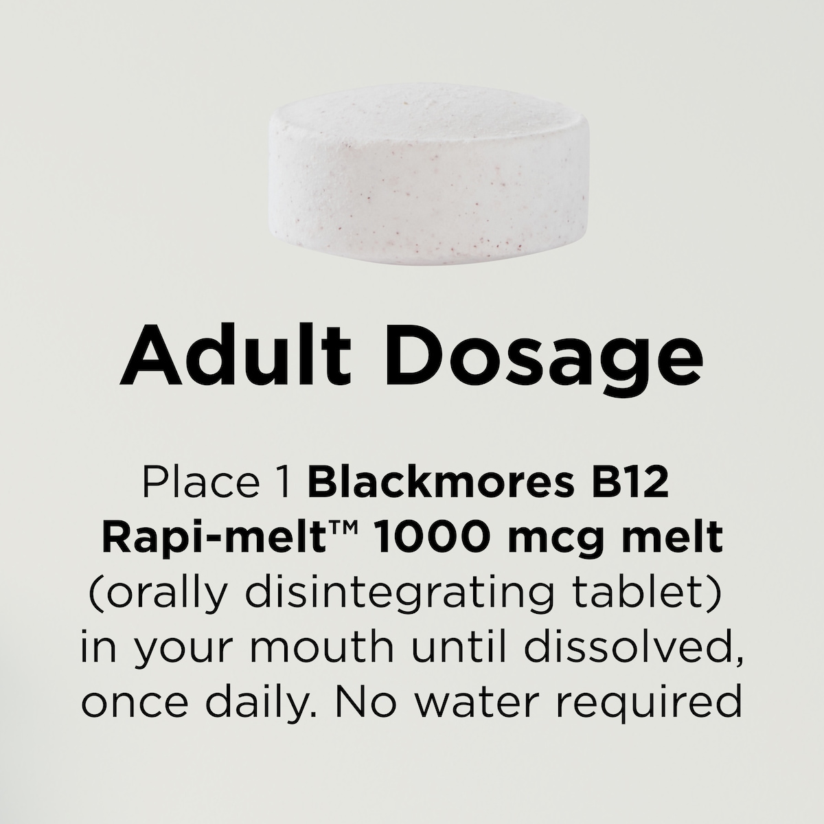 Blackmores B12 Rapi-Melt 1000Mcg 60 Melts