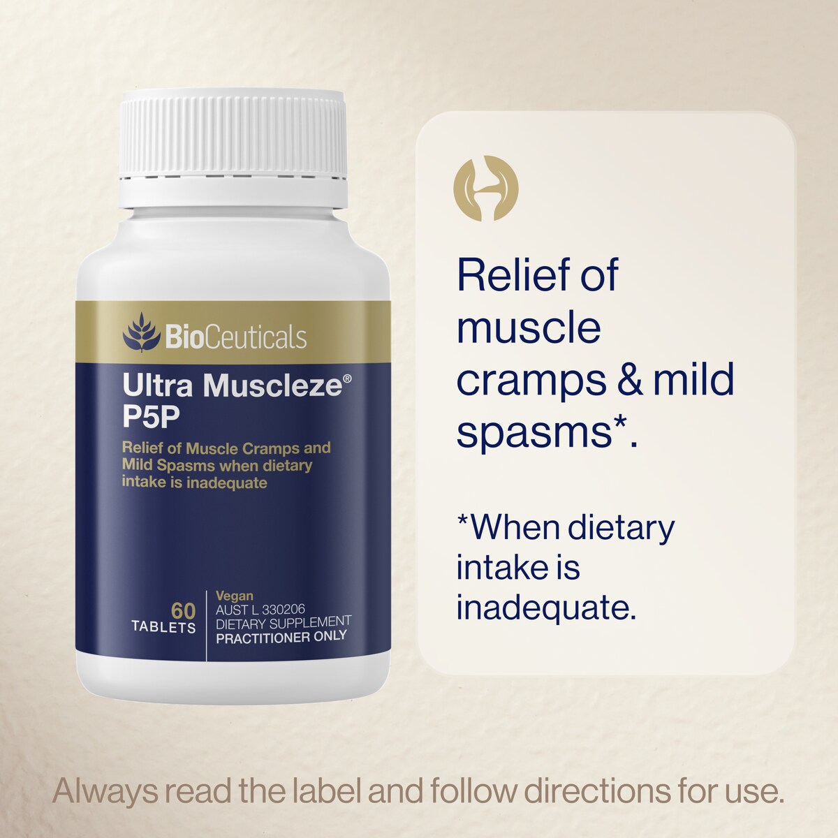 Bioceuticals Ultra Muscleze P5P 60 Tablets