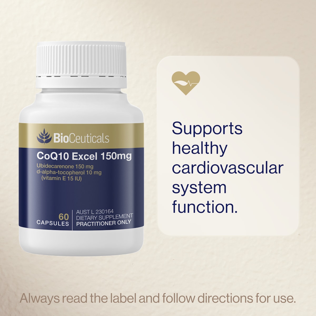 Bioceuticals Coq10 Excel 150Mg 60 Capsules