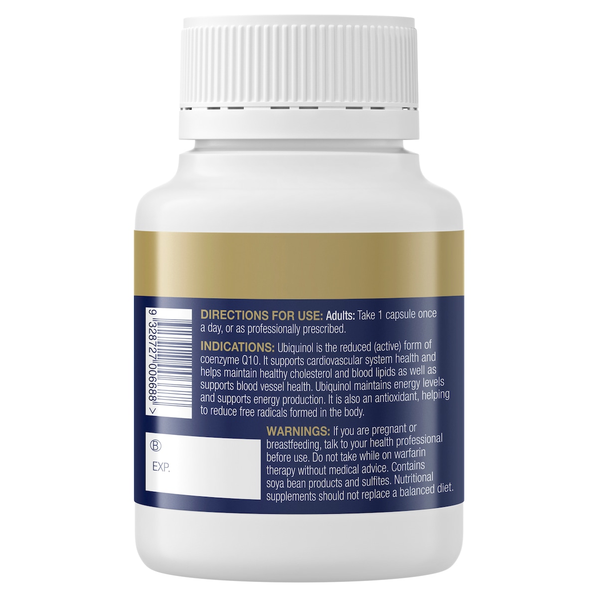 Bioceuticals Ubiquinol Bioactive 150Mg 60 Capsules