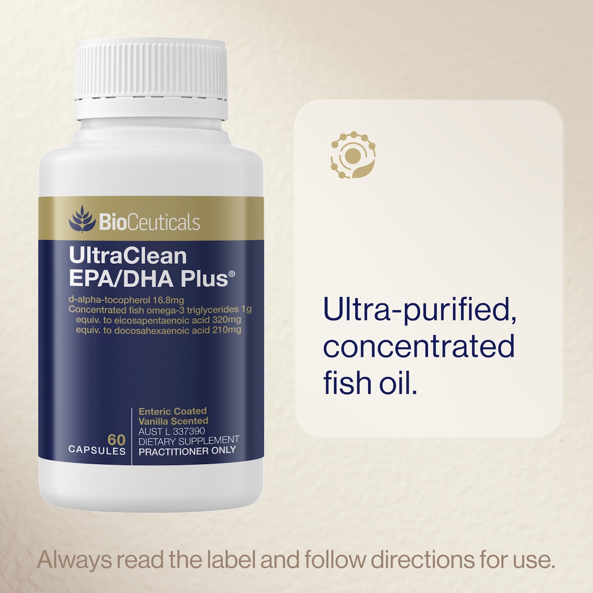 Bioceuticals Ultraclean Epa/Dha Plus 60 Capsules