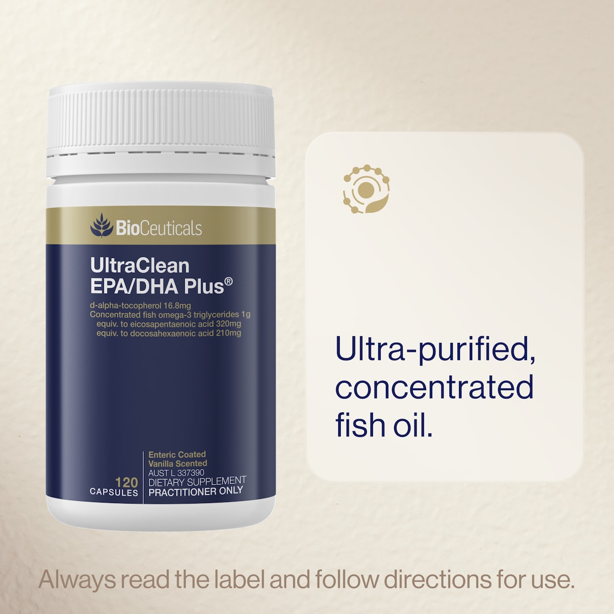 Bioceuticals Ultraclean Epa/Dha Plus 120 Capsules