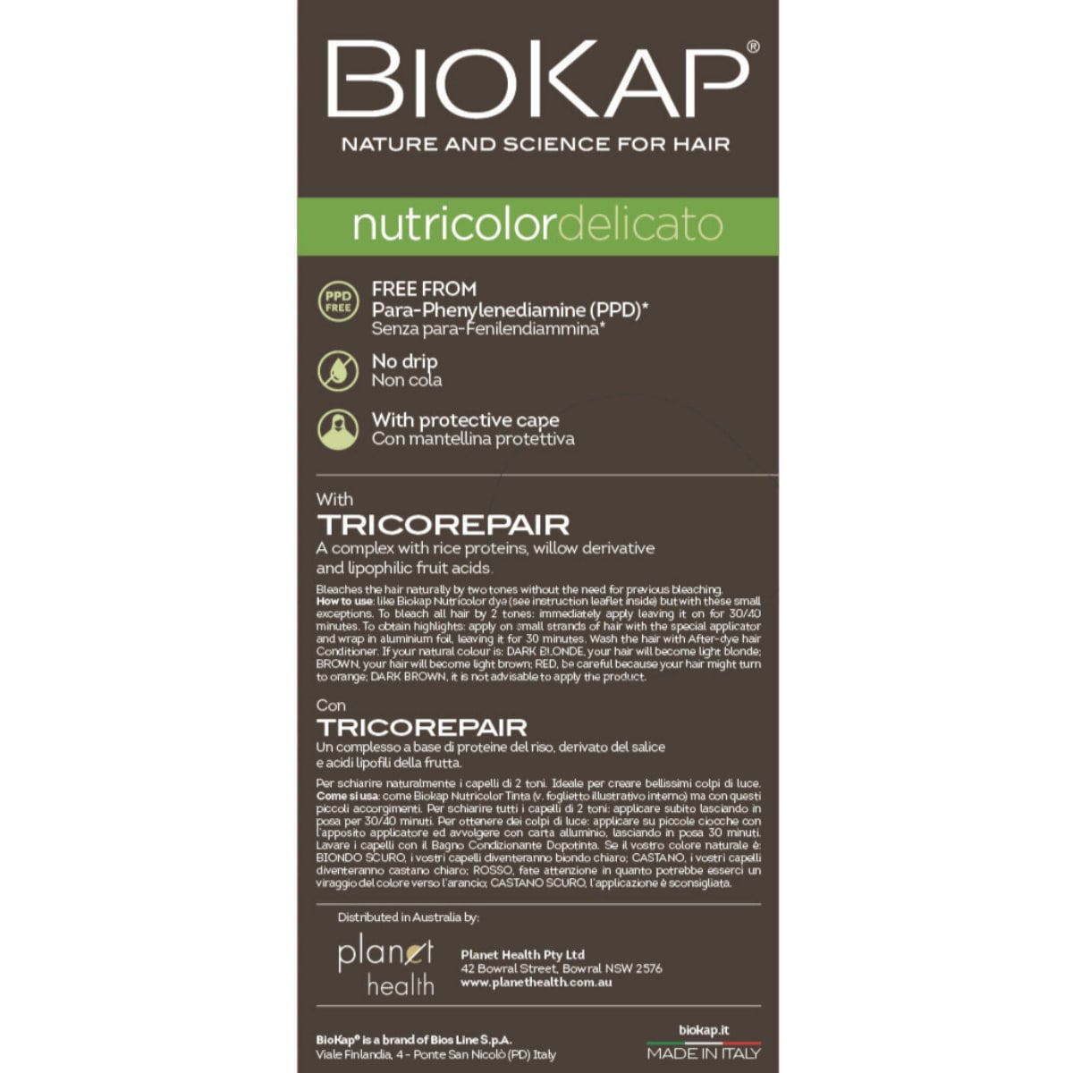 Biokap Nutricolor Delicato 0.0 Hair Lightening Cream