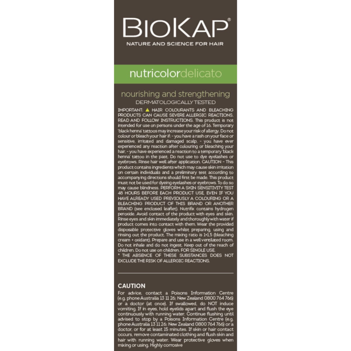 Biokap Nutricolor Delicato 0.0 Hair Lightening Cream