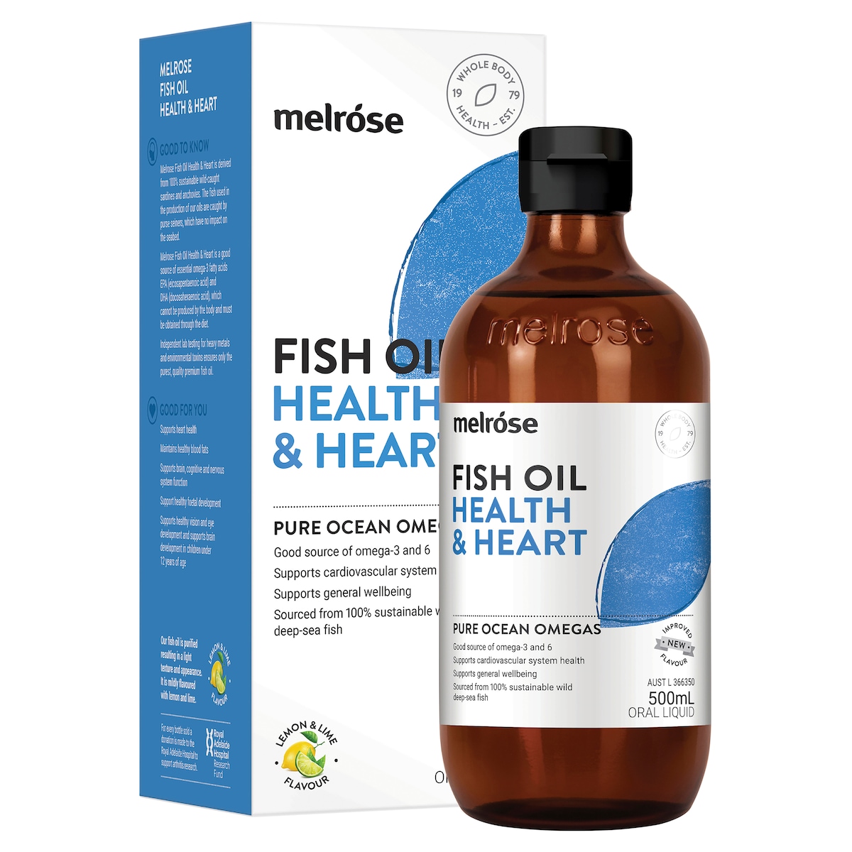 Melrose Fish Oil Health & Heart 500Ml