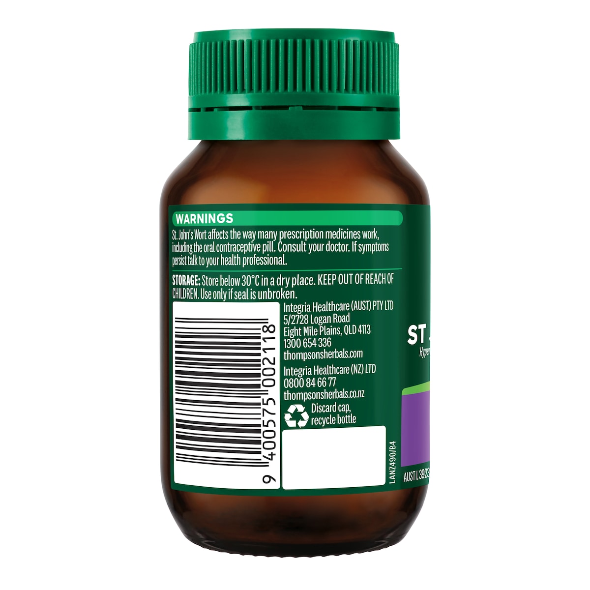 Thompsons One A Day St Johns Wort 60 Tablets