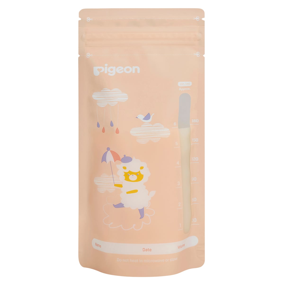 Pigeon Breast Milk Storage Bags 180Ml 25 Pack