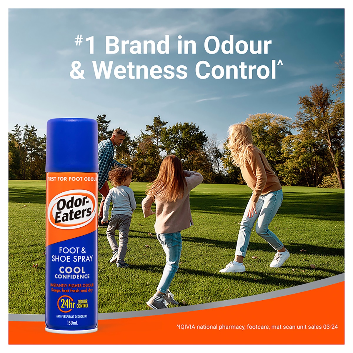 Odor-Eaters Foot & Shoe Spray Cool Confidence 150Ml