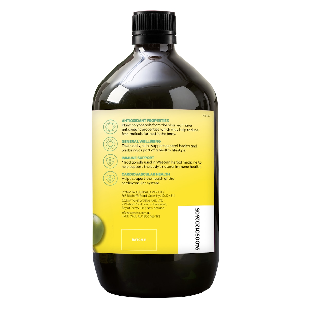 Comvita Olive Leaf Extract Peppermint 1 Litre