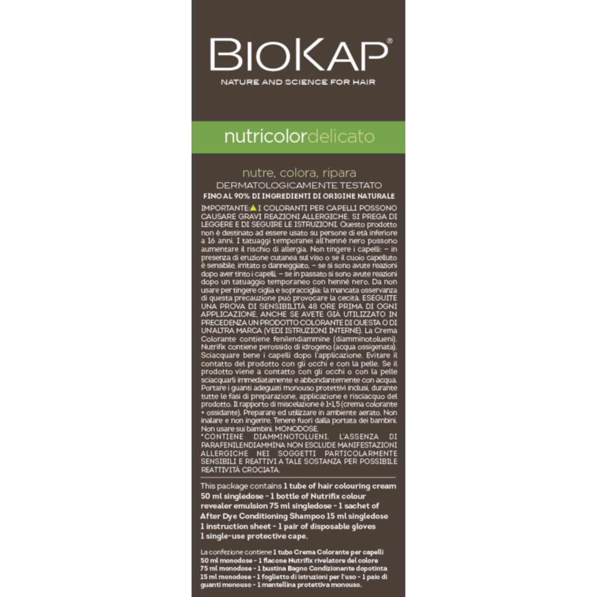 Biokap Nutricolor Delicato 2.9 Dark Chestnut Chocolate 140Ml