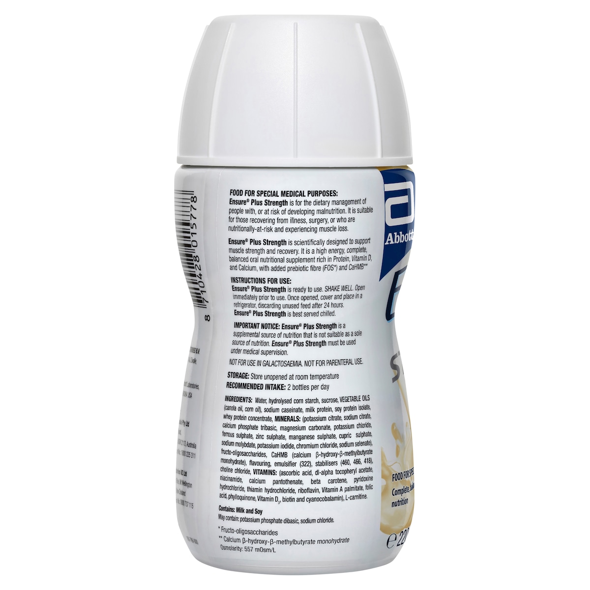 Ensure Plus Strength Ready To Drink Vanilla 220Ml