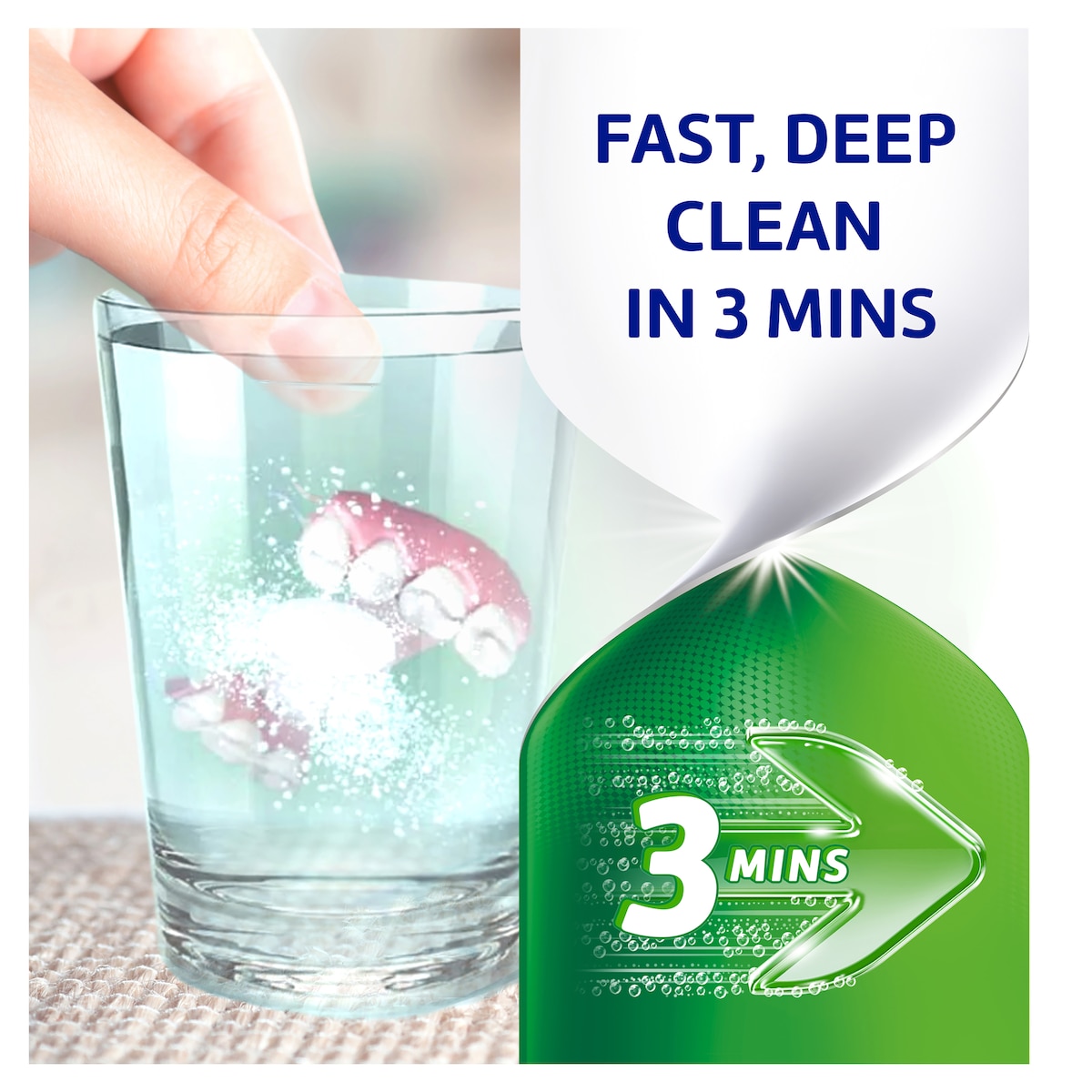 Polident 3 Minute Daily Cleanser For Dentures 36 Tablets