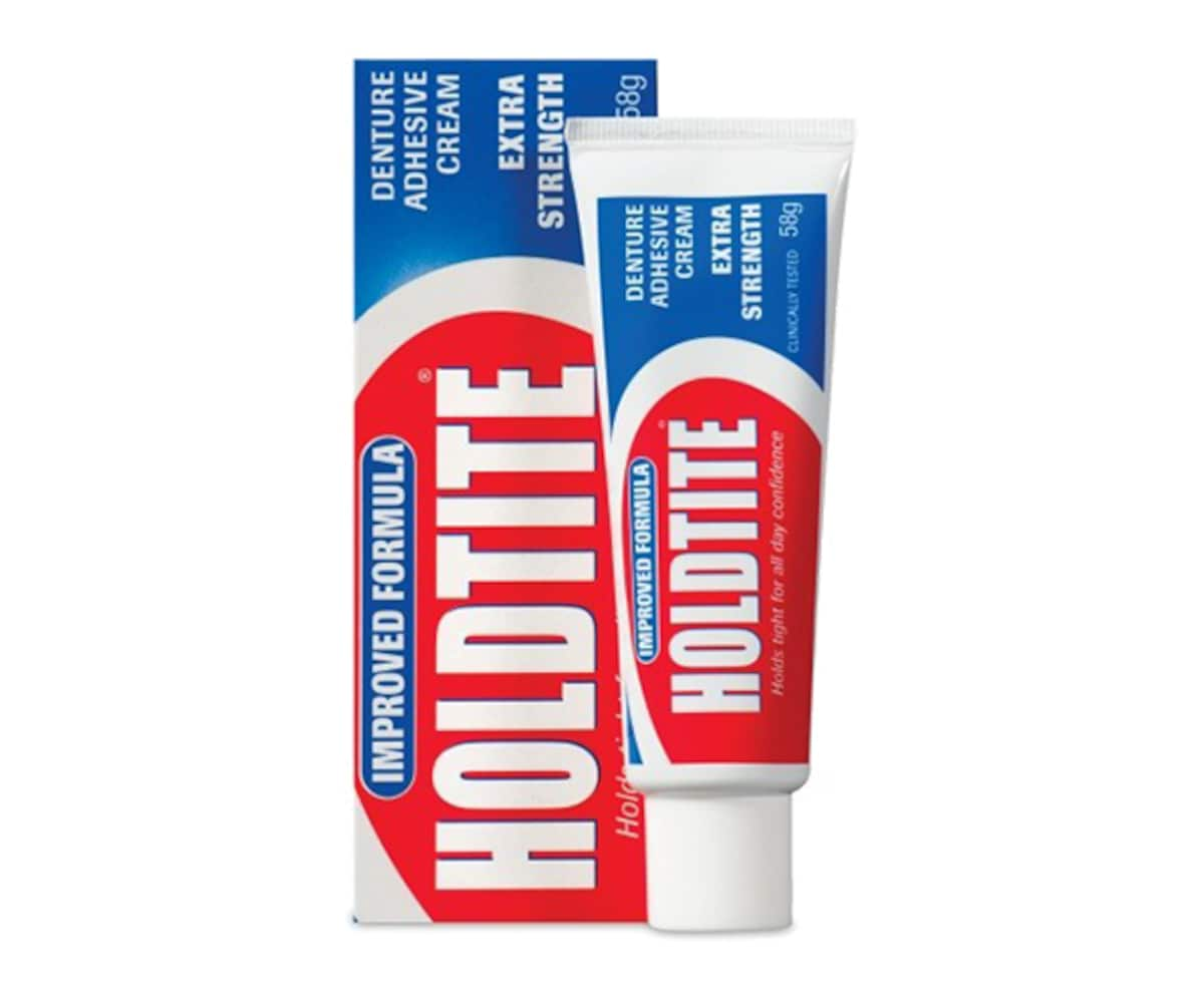 Holdtite Denture Adhesive Cream Extra Strength 58G