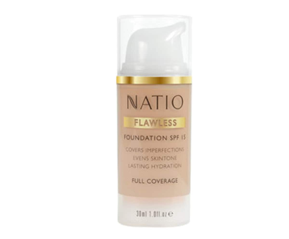 Natio Flawless Foundation Spf15 Light Honey