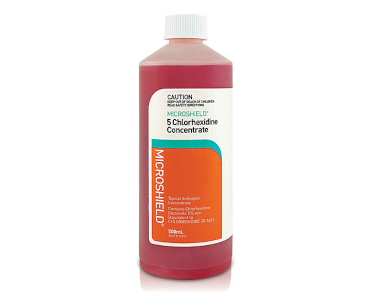 Microshield 5 Chlorhexidine Antiseptic Concentrate 500Ml