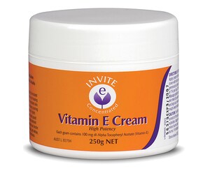 Invite E Vitamin E Cream Jar 250G